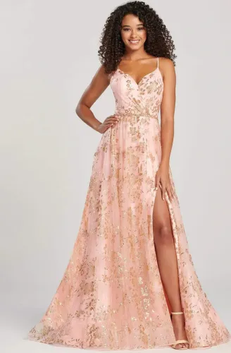Womens Sexy Sleeveless Strappy Back Slit Evening Dress