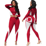 Women's Trendy Print Bodycon Two Piece Pants Set