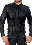 Men's PU Leather Game Uniform Shirt