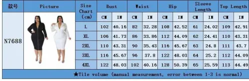 Solid See Through Patchwork Turn Down Collar Zipper Slim Plus Size Bodycon Dress