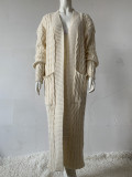 Casual Long Knitting Sweater Cardigan Coat