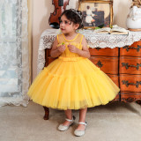 Girls Dress Mesh Birthday Princess Dress Children's Dress