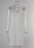 Summer Beach Dress Sexy Backless Knitting Bikini Cover Up