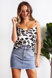 Solid Print Camisole Fashion Tops