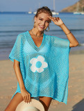 Beachwear Hollow Knitting Sun Protection Bikini Cover Up