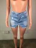 Sexy Fashion Blue Denim Mini Skirt