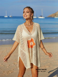 Beachwear Hollow Knitting Sun Protection Bikini Cover Up