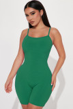 Summer Ribbed Cami Tight Rompers