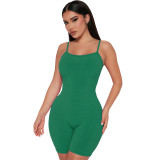 Summer Ribbed Cami Tight Rompers