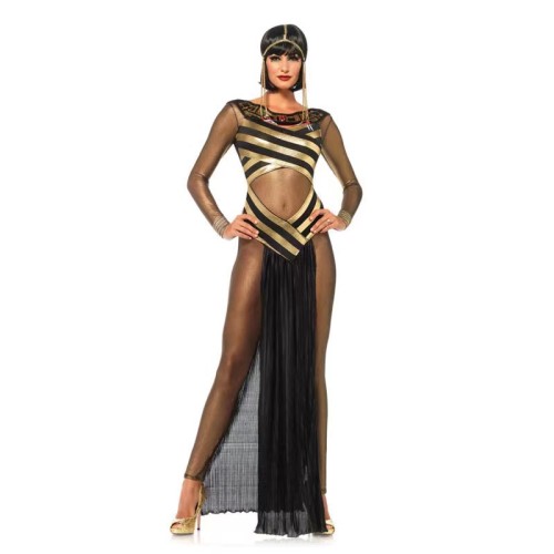 Halloween Greek Goddess Costume Egyptian Queen Dress Role Playing Cosplay