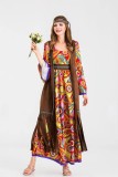 Halloween Character Costumes Retro 70s Disco Hippies Indigenous Role-Playing Wholesale