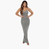 Sexy Solid Camisole Maxi Dress