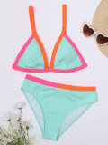 Contrast Two Piece Swimwear