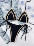 Vintage Braided Sexy Bikini Set Bathing Suit