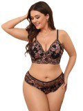 Lace Plus Size Sexy Lingerie Set Underwear