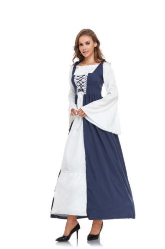 Female Maid Long Dress Medieval European Retro Victorian Drama Maid Costume