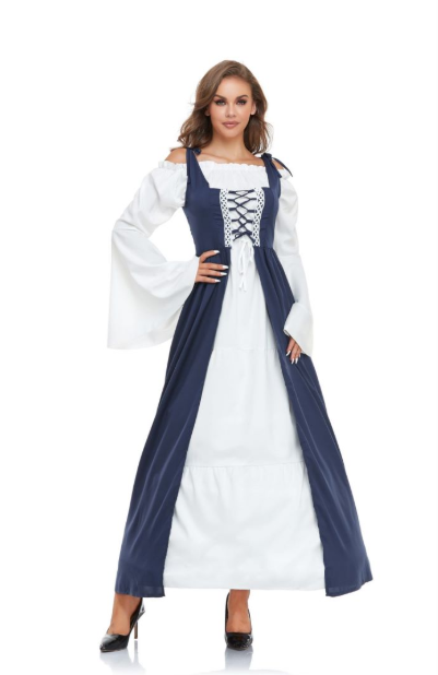 Magd Female Maid Long Dress Medieval European Retro Victorian Drama Maid ...