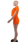 Womens Casual 2PCS Short Sleeve Top and Shorts Set