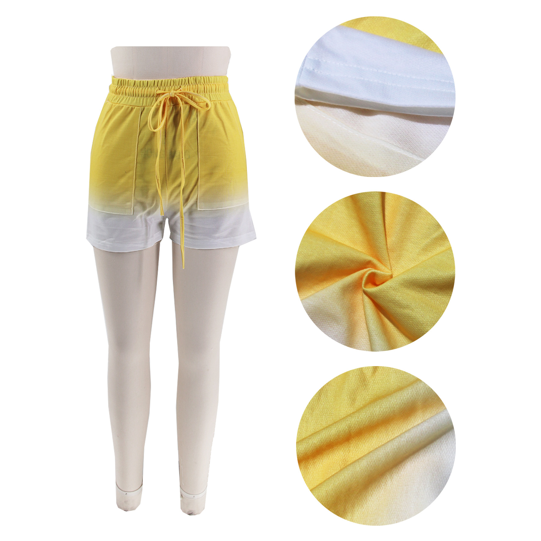 Gradient Fashion Casual Shorts