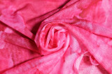 Print Pink Mesh Cami Top and Slit Skirt 2-Piece Set