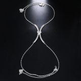 Simple Accessories Curved Butterfly Body Chain Sexy Bikini Chain for Women