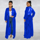 Fashion Lace Loose Outerwear Long Cardigan For Women