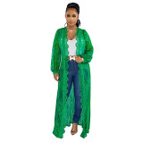 Fashion Lace Loose Outerwear Long Cardigan For Women