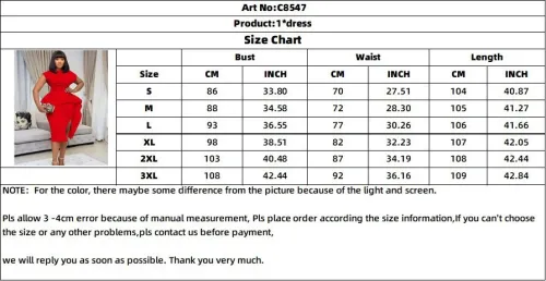 Women's V Neck Solid Color Bodycon Ruffled Slit African Dress