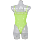 Women See-Through Mesh Camisole Bodysuit Sexy Lingerie
