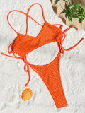 Women Sexy Bikini Cutout One Piece Swimssuit