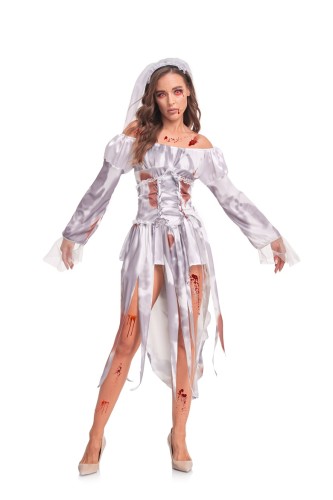 Halloween Costume Ghost Bride Ghost Doll Party Movie Role-playing Cosplay