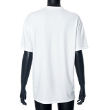Fashion Printed Loose Short Sleeve T-Shirt