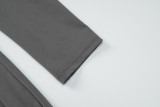 Wholesale Zipper Slim Solid Long Sleeve Jumpsuit