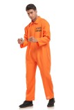 Mens Costume Prisoner Role Playing Halloween Costume