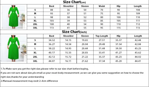 Autumn V-neck Elegant Pleated Dress with Belt