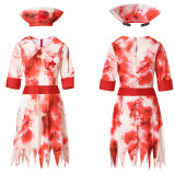 Halloween Costume Mary Nurse Costume Adult Horror Bloody Zombie Cosplay Party