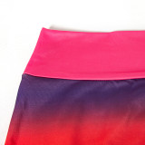 Wholesale Tie Dye Long Sleeve Print Crop Top and Pants 2PCS Set