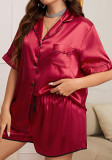 Plus Size Casual Pajamas Set Loungewear 2PCS Set