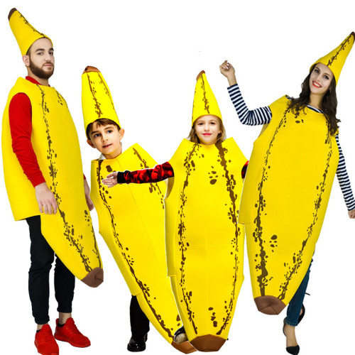 Halloween Banana Couple Costumes Carnival Fruit Costumes