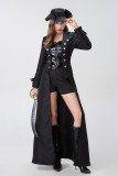 Halloween Retro Female Pirate Slit Jacket Costume