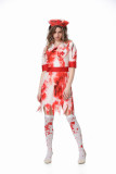 Halloween Costume Mary Nurse Costume Adult Horror Bloody Zombie Cosplay Party