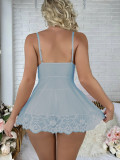Sexy lingerie Bow Lace Night Dress