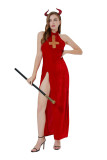 Halloween Costume Sleeping Demon Cosplay Curse Dark Witch Red Queen Performance Costume