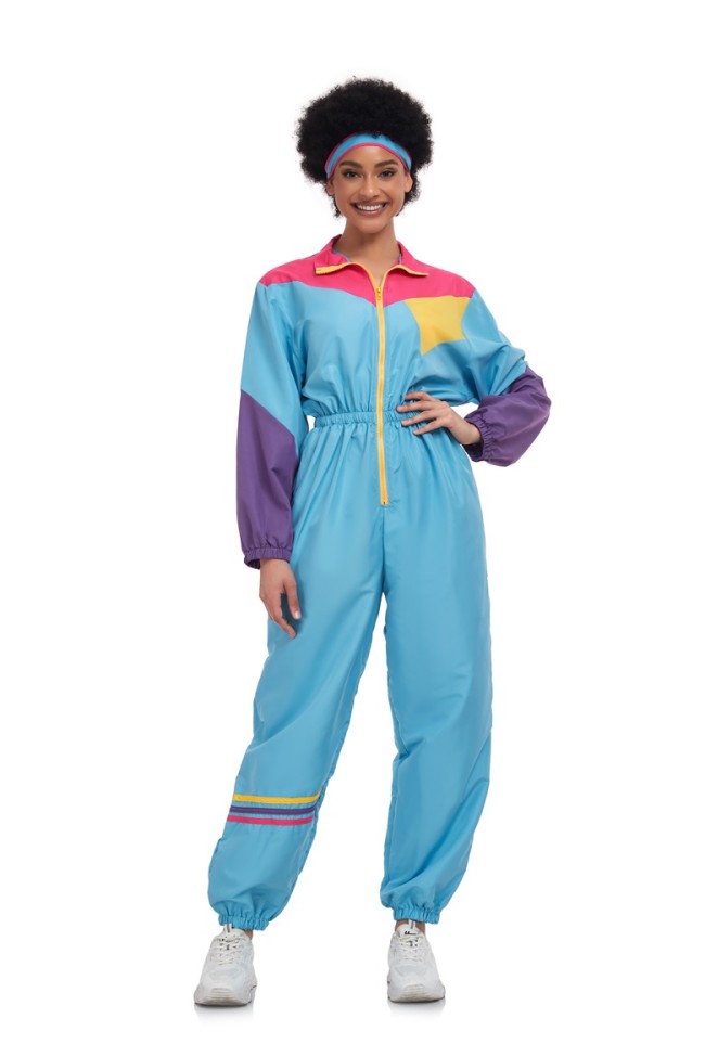 Retro 70s Hip-Hop Cosplay Halloween Costume Adult Rock Music Opera Stage Costume