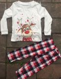Christmas Elk Print Family Matching Long-Sleeved Pajamas Set Home Wear