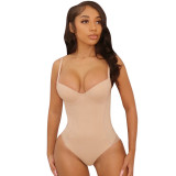 Sexy Mesh Patchwork Tight Cami Bodysuit