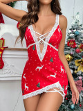 Christmas Night Dress Sexy Lingerie Underwear
