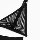 Temptation Fishnet Underwear Hollow Sexy Lingerie Set
