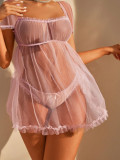See Through Mesh Nightdress Sexy Lingerie for Women