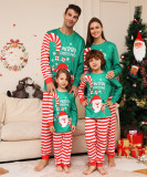 Christmas Family Clothing Santa Elk Stripe Printed Two Piece Pajama Home Clothes